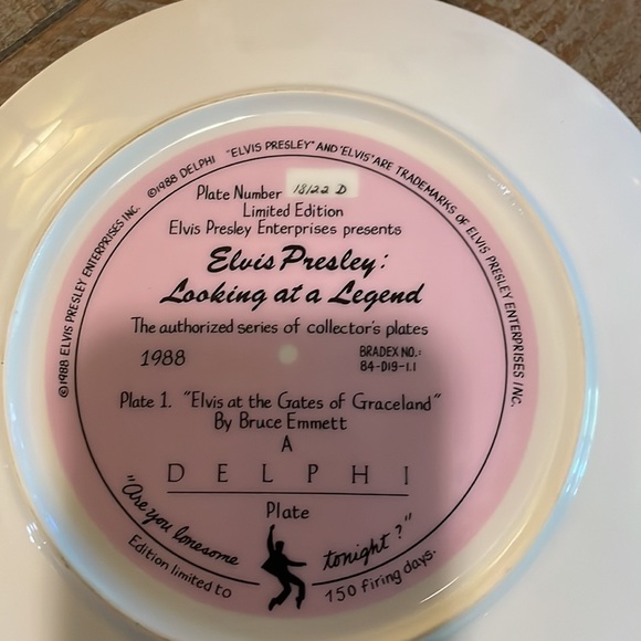 Collector plate ELVIS - Picture 3 of 3